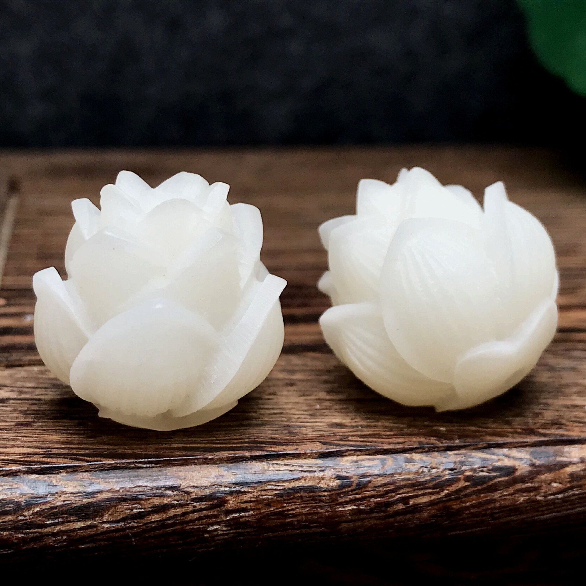 厂家供应 天然白菩提根五层莲花 菩提根雕刻莲花 白菩提根莲花