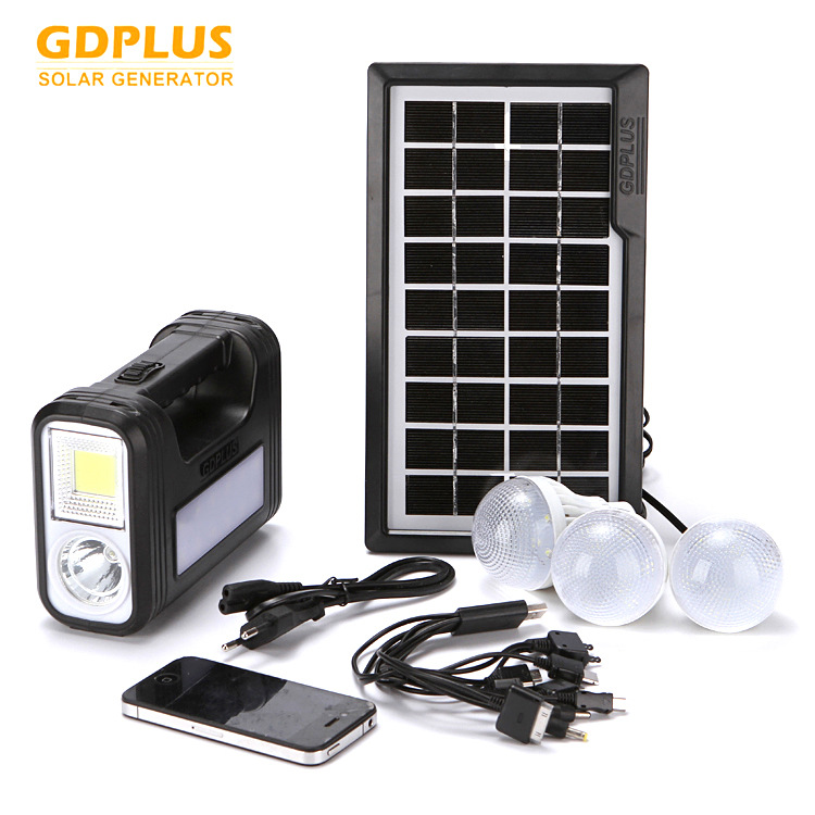 small solar power system lamp multifunctional outdoor portable lamp 30w home bulb cob villa courtyard lighting lamp