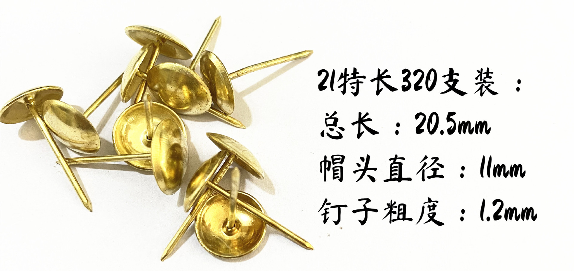 同虎泡钉 书画钉 大头钉黄铜钉 家具钉 仿古钉 沙发钉 大小号散装