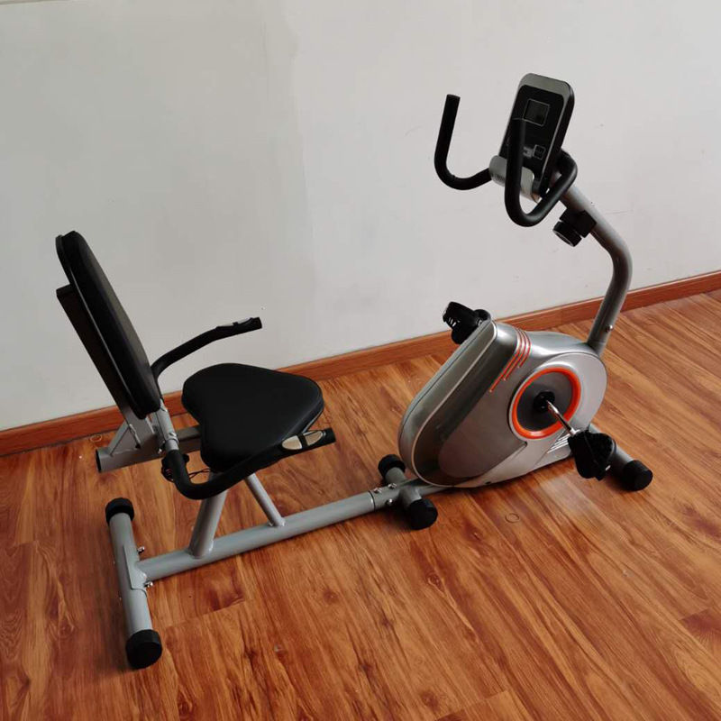 家用单车室内运动自行车卧式健身中老人健身器材下肢训练