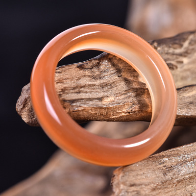 Yuan Xi GE Agate Ring Rings for Couple Circle Agate Pendant Agate Jewelry Factory in Stock Wholesale