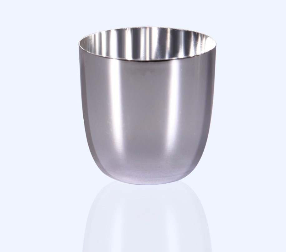 99%银坩埚耐高温50ml带盖30ml带盖国标含量实验室用