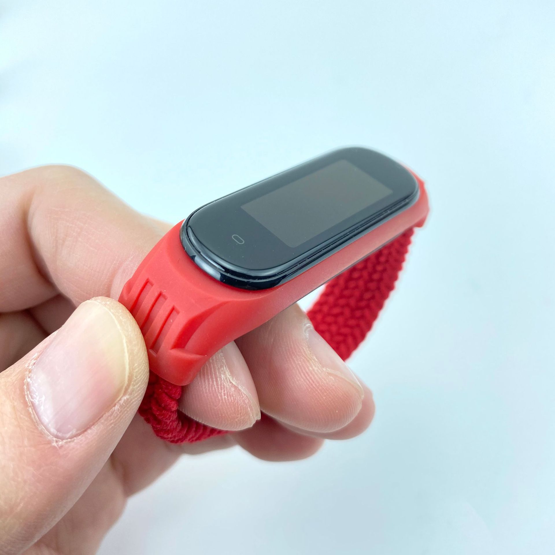 适用amazfit band5表带 华米手环5 小米手环3/4/5通用款 单圈编织
