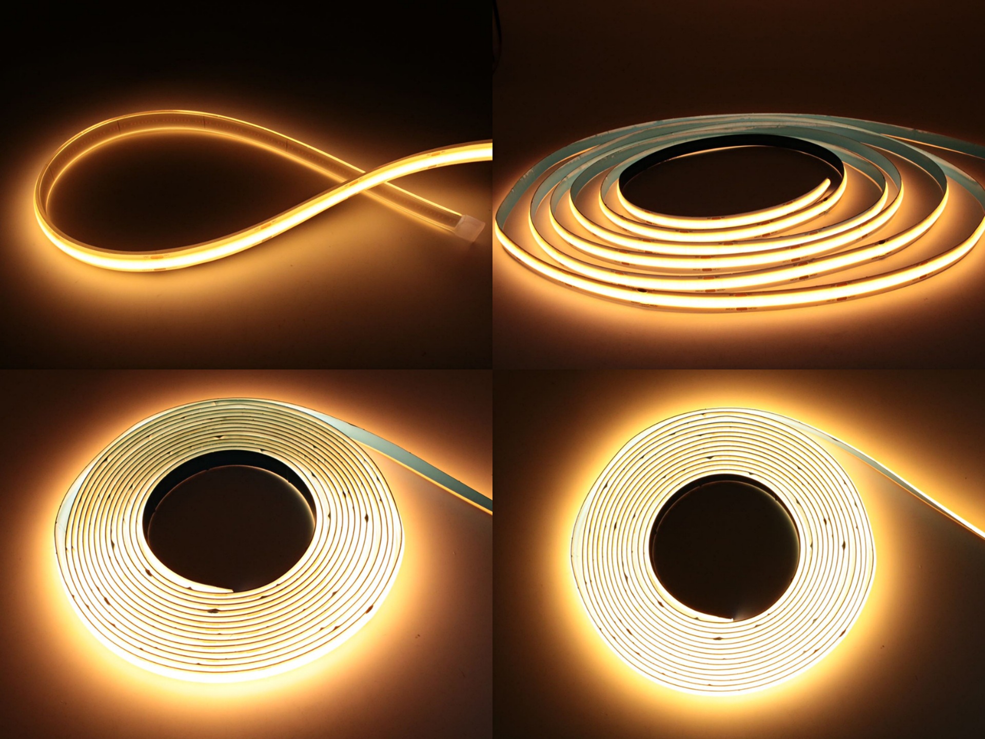 cob无光斑柔性灯条 384灯 12v 3000k pa90 可订制