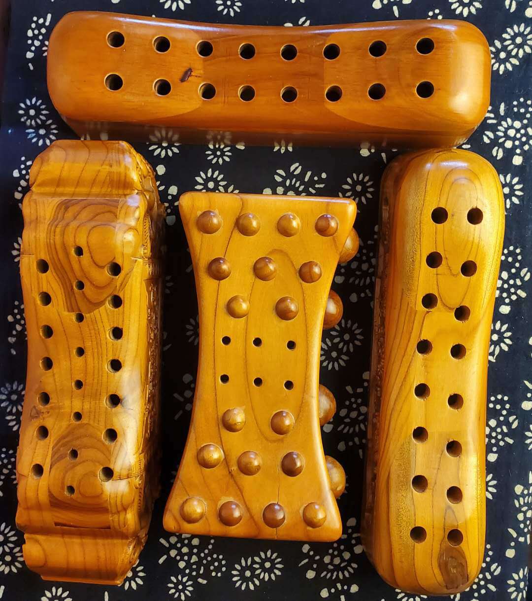 桃木枕头厂家批发硬木枕香薰按摩保健颈椎木枕头吉祥如意枕头代发