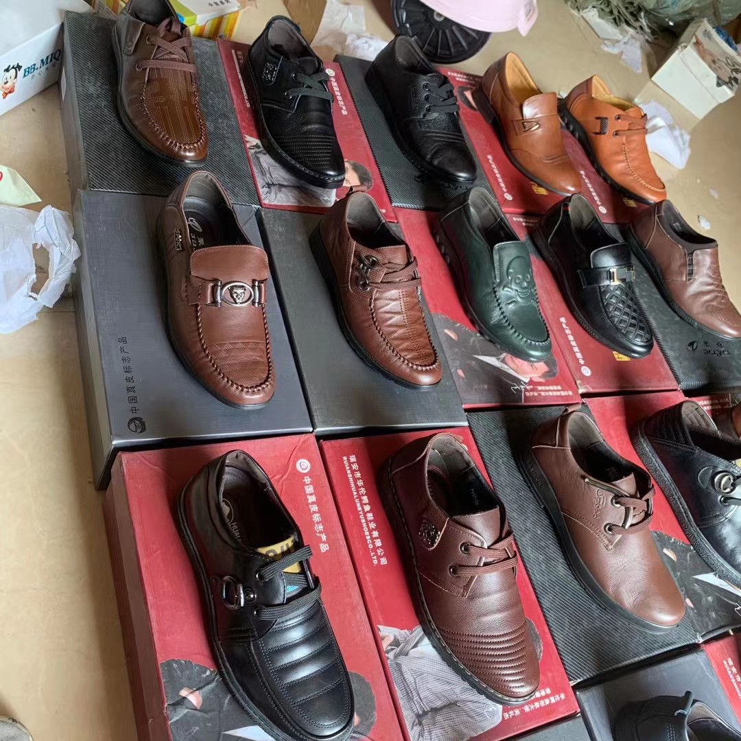 秋季男鞋真皮男士休闲皮鞋库存尾货清仓处理鞋批发外贸地摊鞋货源