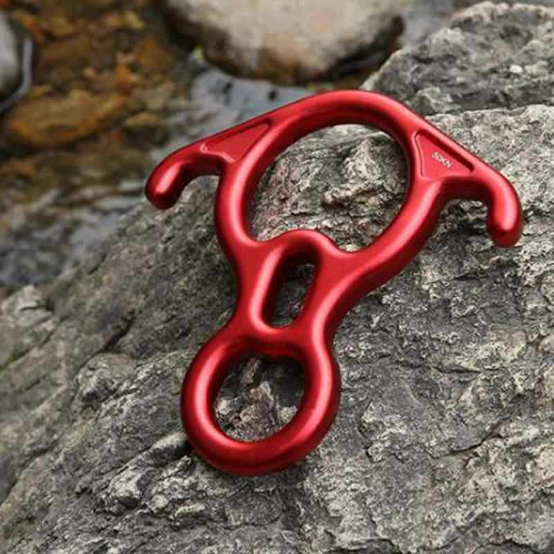 牛角八字环登山速降环攀岩绳锁瑜伽安全扣下降器环降器牛角8字环