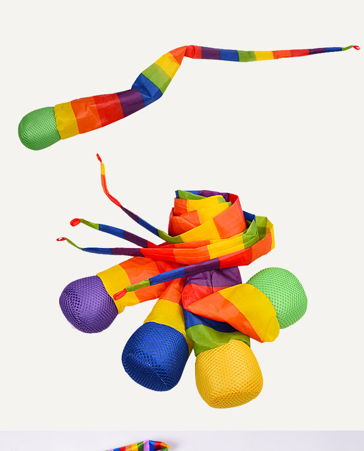 感统训练器材彩带风阻软球流星球幼儿园体育器材儿童玩具趣味活动
