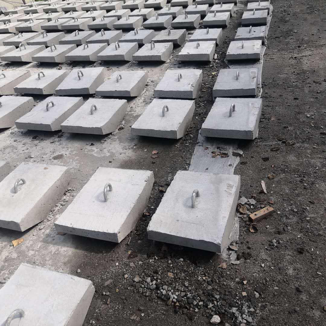 地锚石拉线 地锚石水泥拉盘卡盘底盘 各种型号