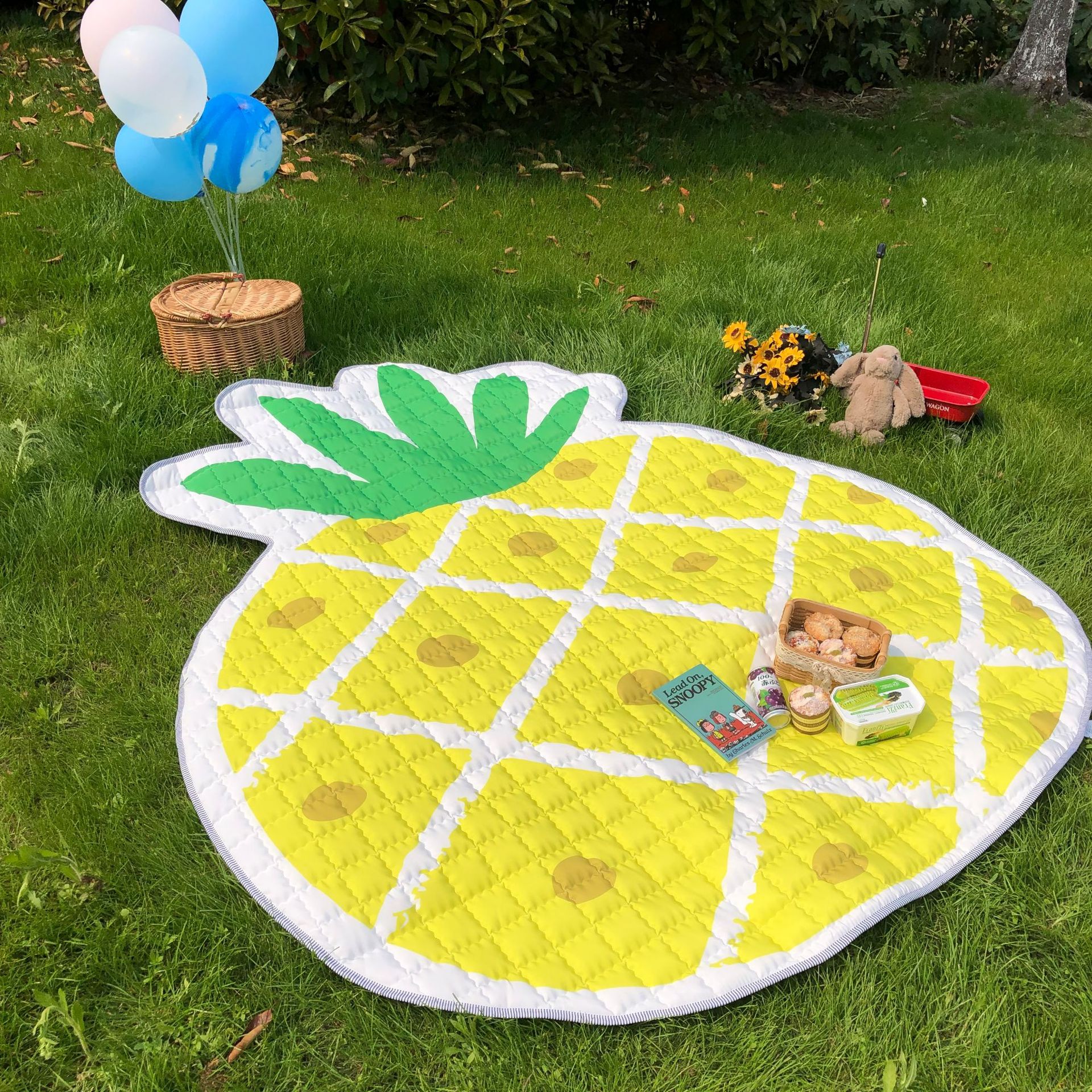 卡通室内外防湿地垫 出游野餐垫 沙滩公园海边度假垫子春秋游坐垫