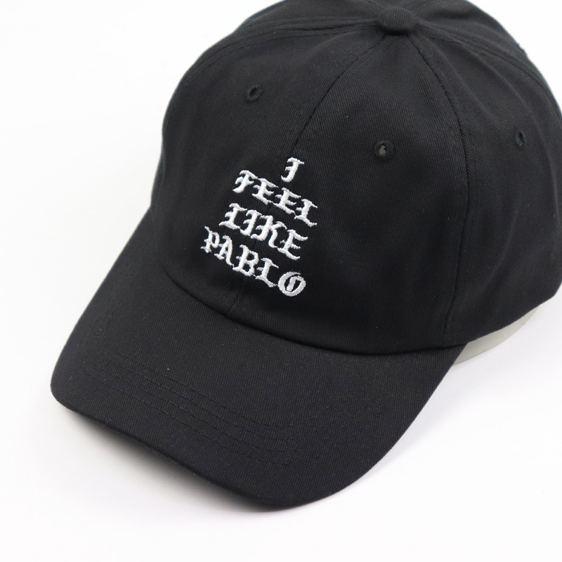 i feel like pablo棒球帽致敬3冠勒布朗詹姆斯鸭舌帽子速卖通外贸