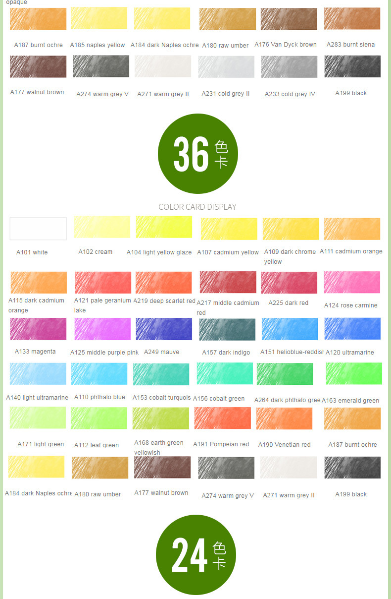 辉柏嘉绿铁盒水溶性彩铅彩笔手绘画笔艺术家绿辉彩色铅笔水彩画笔