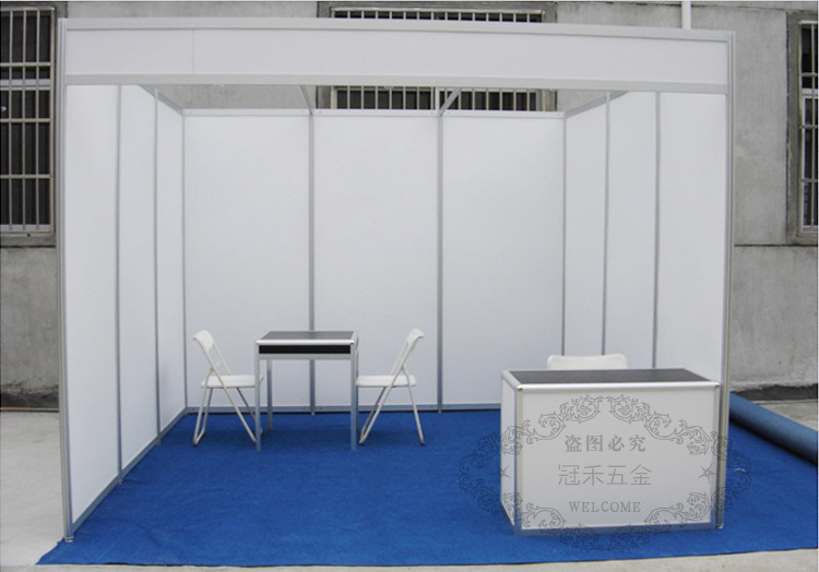 展会标准3*3展位大型活动展览标摊隔断摊位商展展位背景隔墙展板