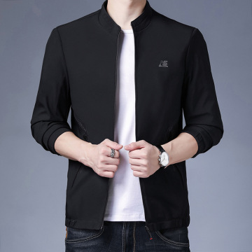 雅里彬春秋款休闲帅气棒球服外套男士韩版印花夹克衫青年潮流男装