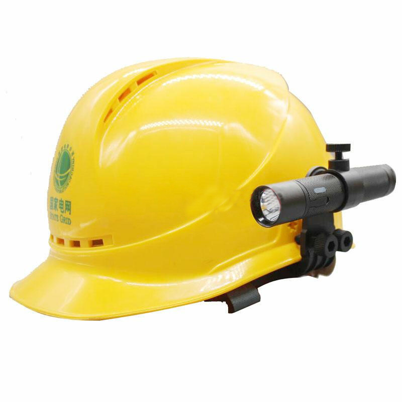 jw7302微型防爆手电筒带电量显示 消防佩戴式照明灯 强光防爆头灯