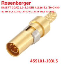 45S101-103L5罗森伯格Rosenberger 1.0-2.3线缆连接器接RG316线缆
