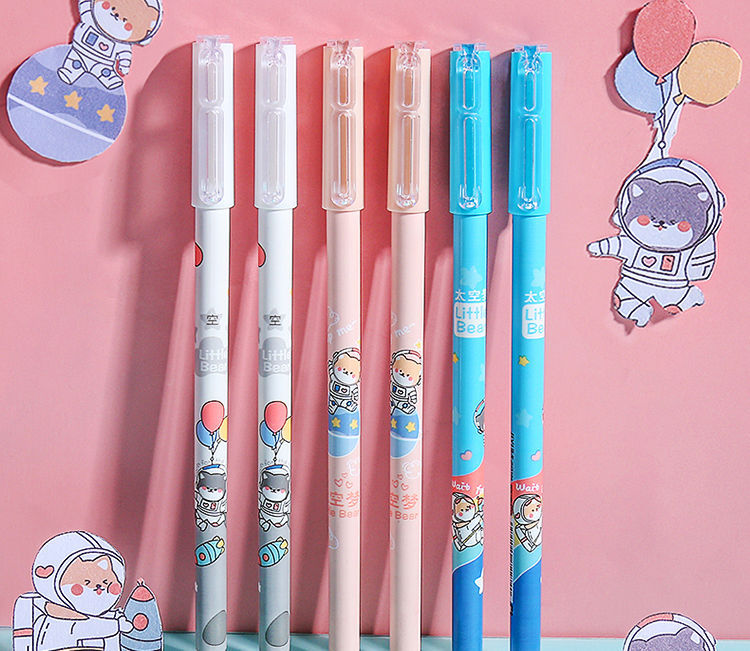 5笔芯晶蓝色魔力擦热可擦笔小学生用