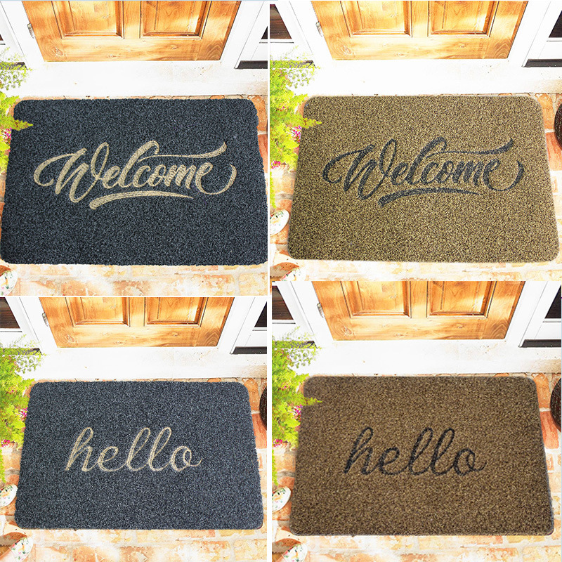 Floor Mat Plastic Footpad Overseas Household Scraping Entrance Mats Foreign Trade Soil Mat Entry Hall Cross-Border Floor Mat Door Rub Door Mat