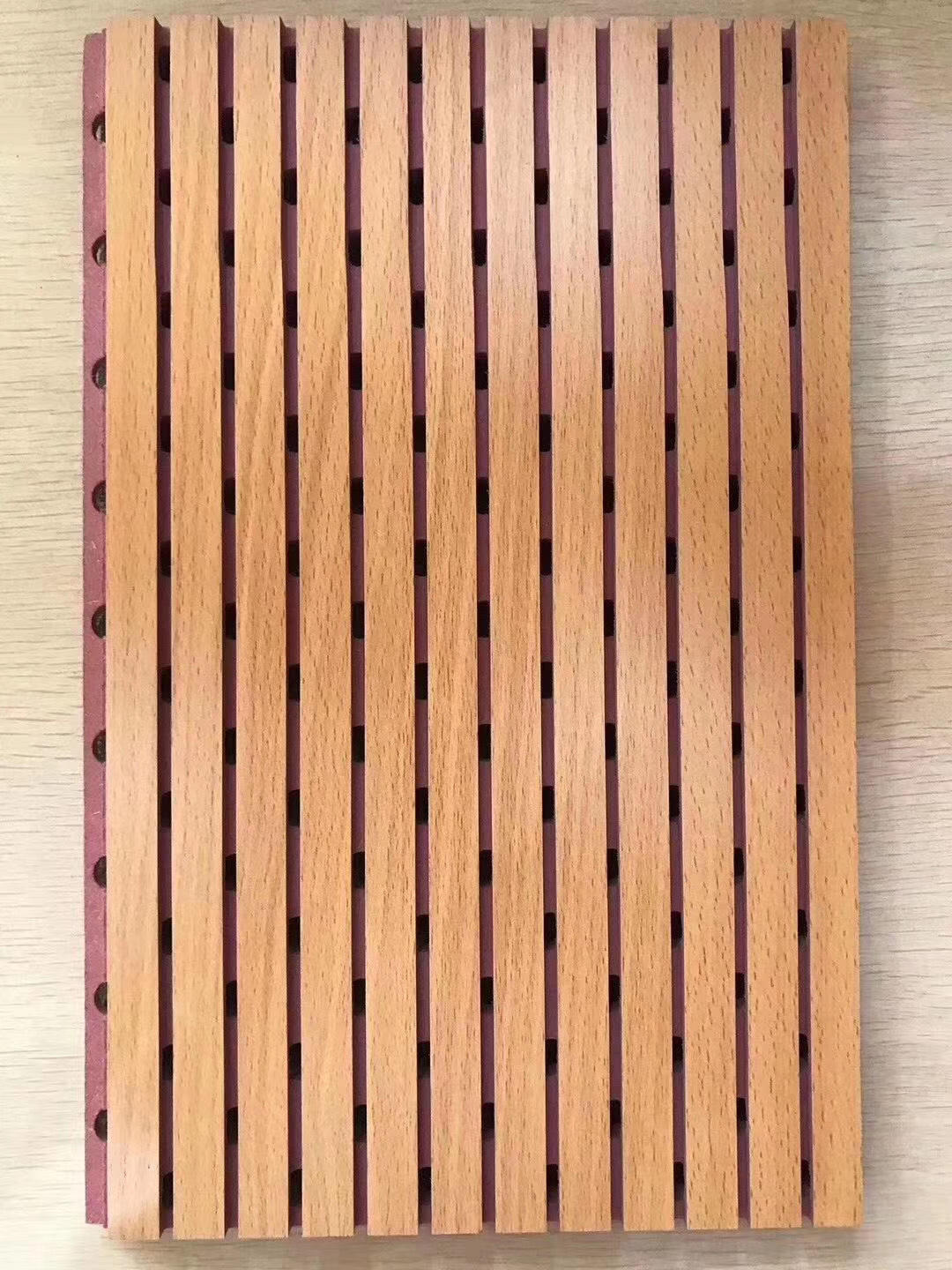 厂地货源防火吸音板阻燃槽孔吸声板 体育馆吸音隔音材料定制批发