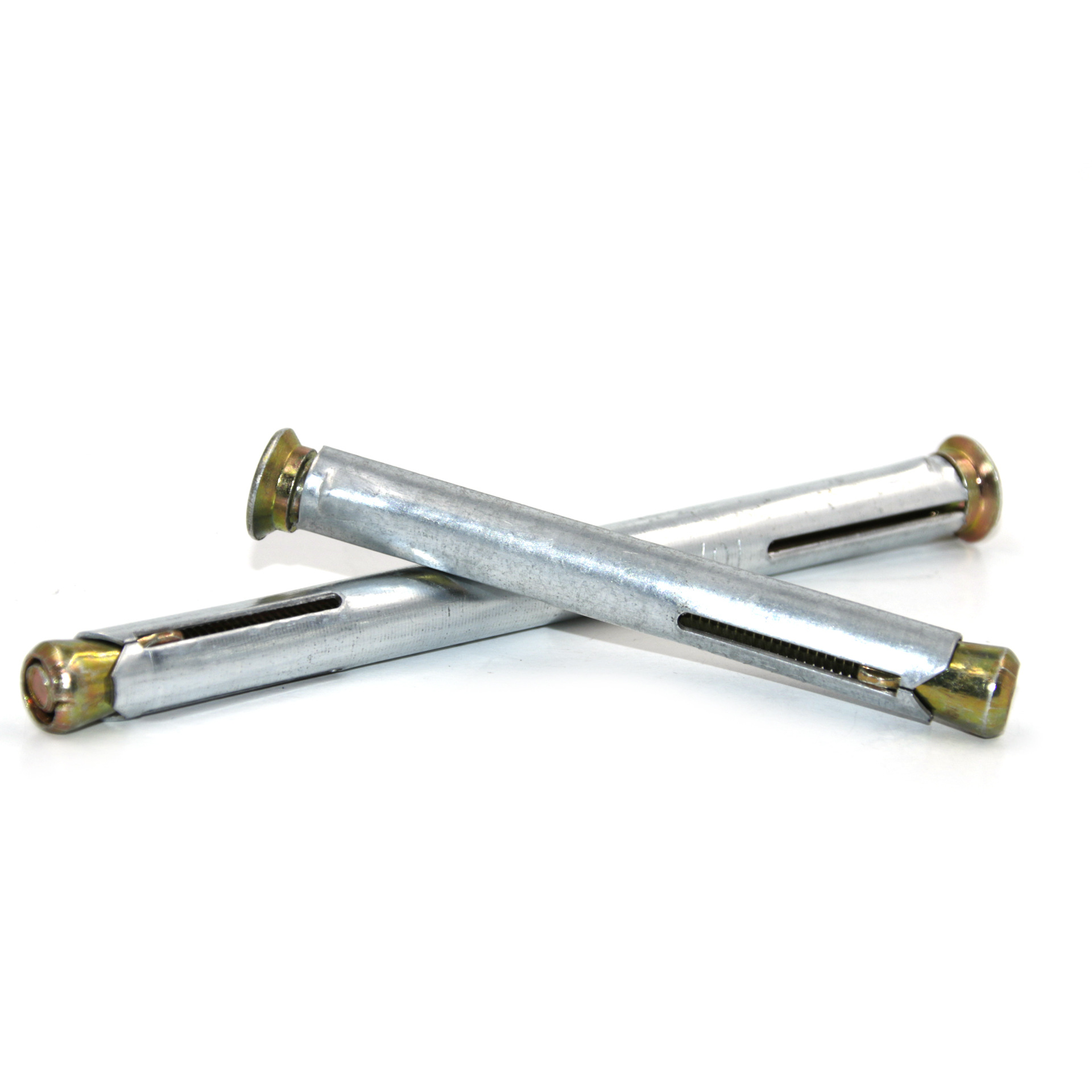 铁镀锌十字拉爆膨胀螺丝m6-m10平头内膨胀拉爆内爆窗式壁虎