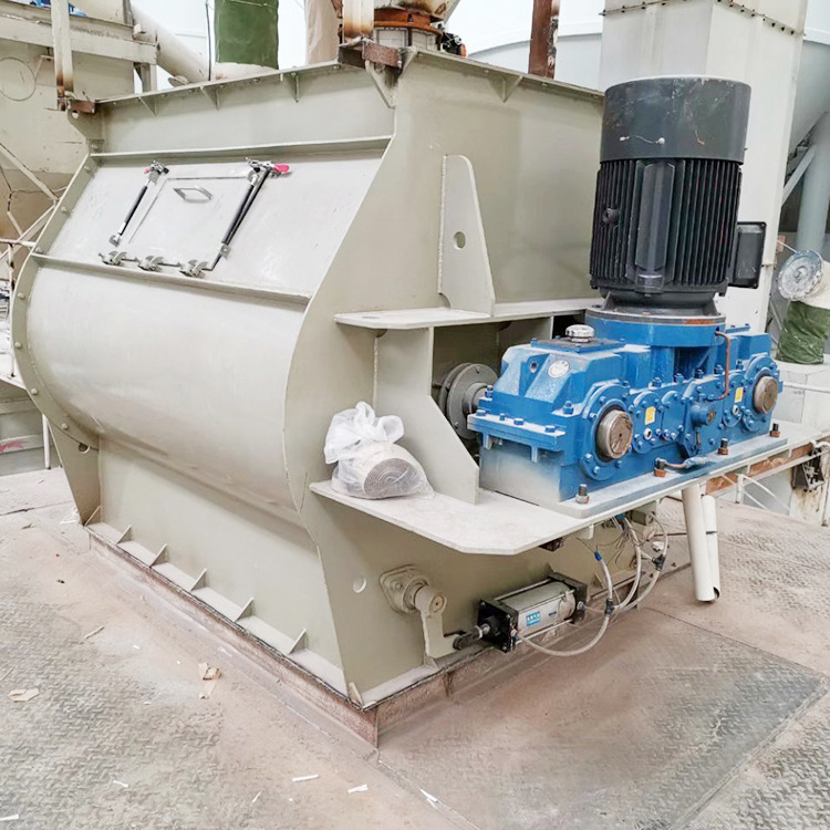 5吨双轴搅拌机报价 双轴卧式干粉砂浆搅拌机 强科质量可靠