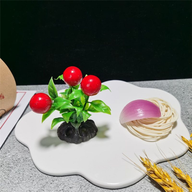 酒店冷菜品摆盘装饰花草 盘饰寿司刺身拼盘创意盘头点缀仿真小花