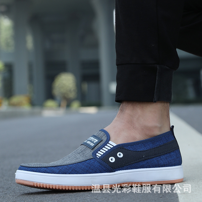 Casual Shoes Men's Fashion Shoes Canvas Shoes Spring and Autumn Shoes Breathable Shoes Board Shoes Work Shoes Old Beijing Cloth Shoes Factory Wholesale