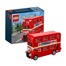 LEGO 乐高40220 创意伦敦巴士男孩女孩 拼搭积木玩具礼物