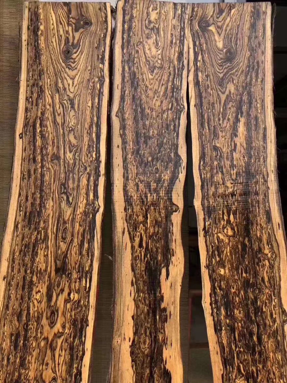 墨西哥黄花梨原木料 黄金檀板材 虎斑檀 破布木可零售