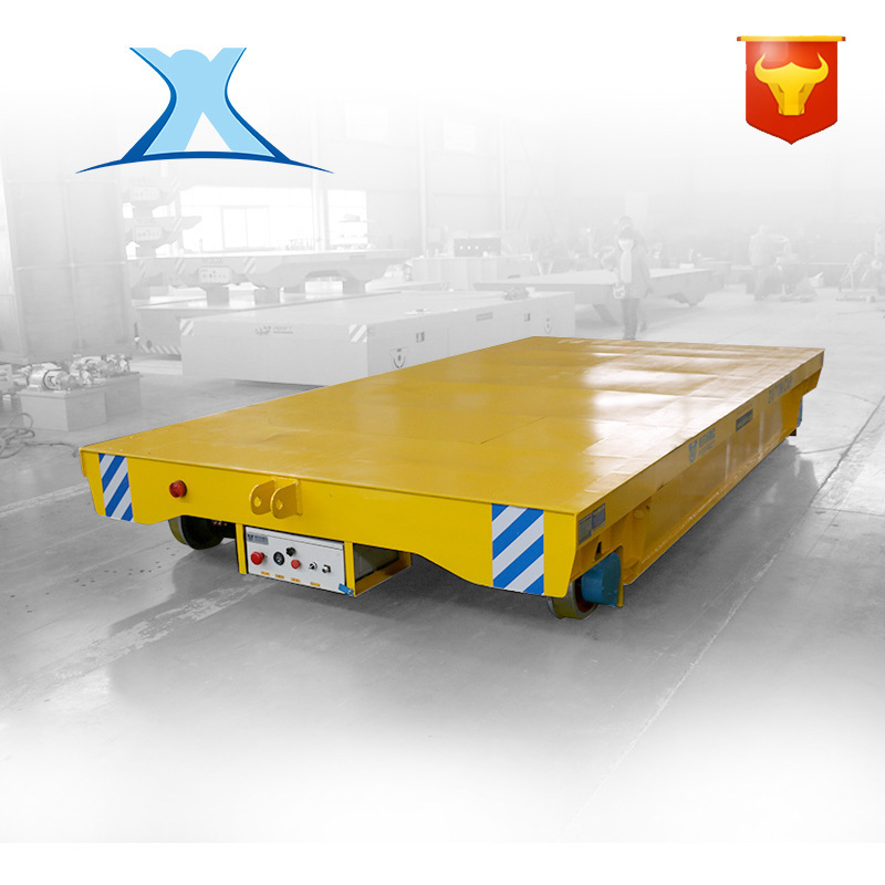 东莞过跨车制氮设备运输无轨平板车遥控轨道移动小车定制
