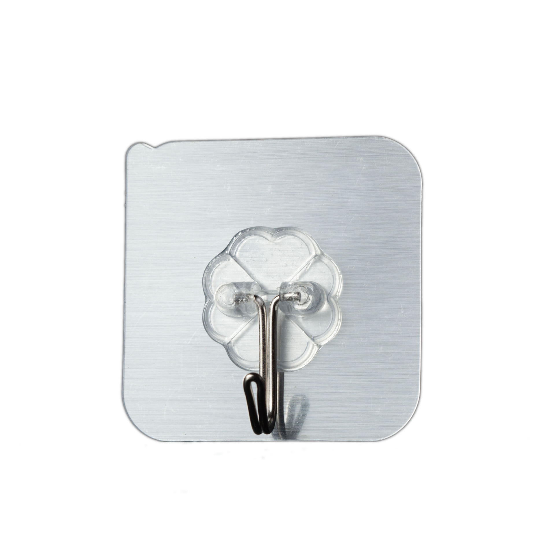 6cm无痕透明小挂钩淘宝礼品自粘金属钩墙壁强力粘钩免钉挂钩厂家