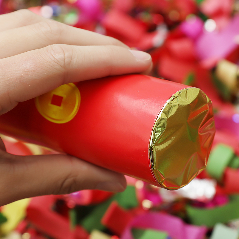 60cm大吉大利礼宾花婚庆批发结婚开业大吉礼炮彩带开工节庆礼花筒