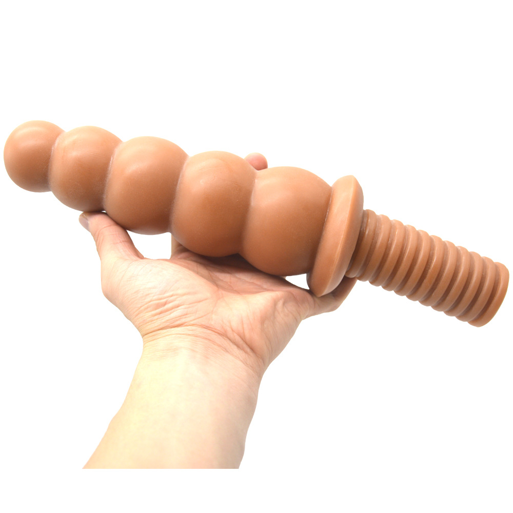 五连珠扩肛器 带手柄阳具肛塞自慰器 葫芦球夫妻情趣用品性快乐器