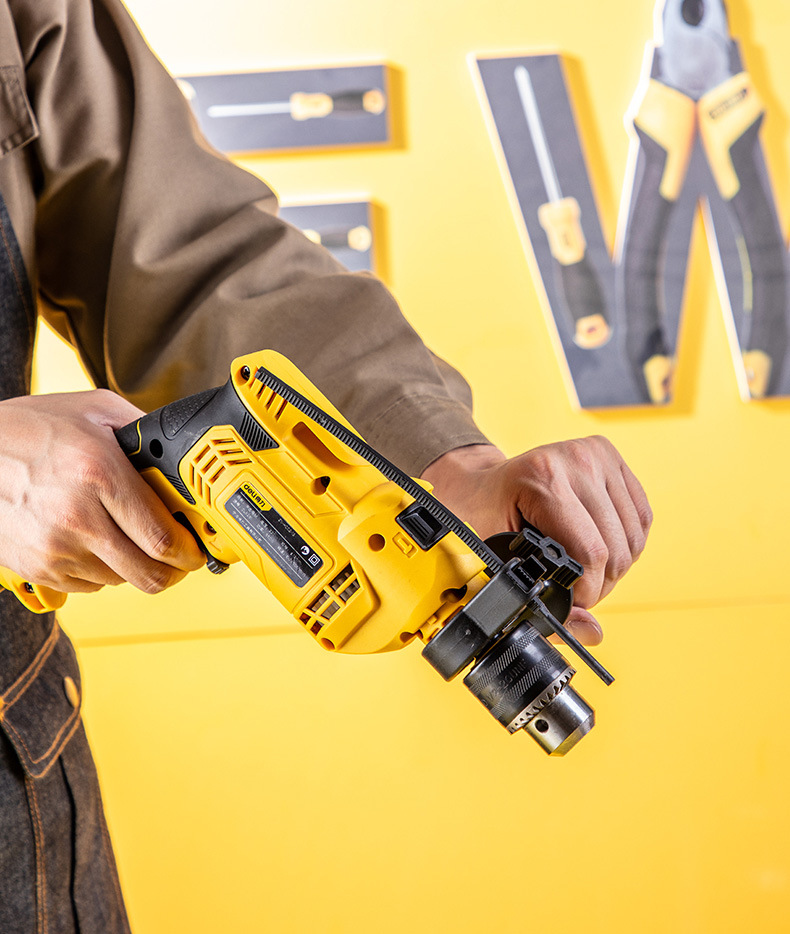 得力手电钻多功能家用电钻手持式钻孔打眼dl6281电螺丝刀手枪钻