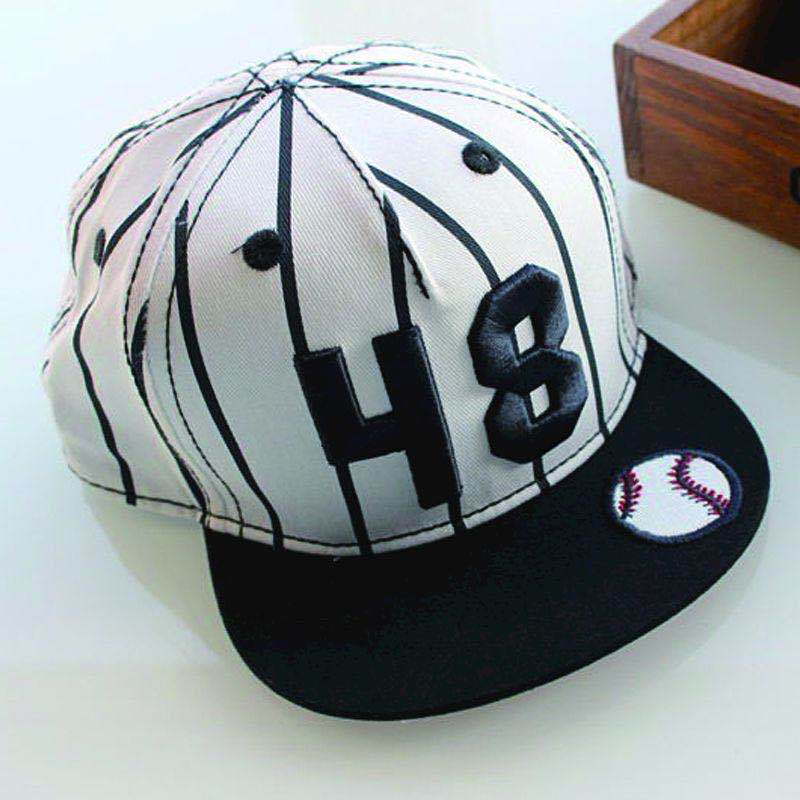 hm儿童字母刺绣卡48系遮阳帽男女宝宝棒球帽子帽厂家批发外贸原单