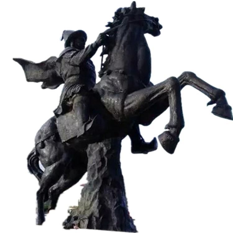 铸铜拿破仑骑马雕塑广场仿铜雕玻璃钢将军古代人物雕塑摆件制作