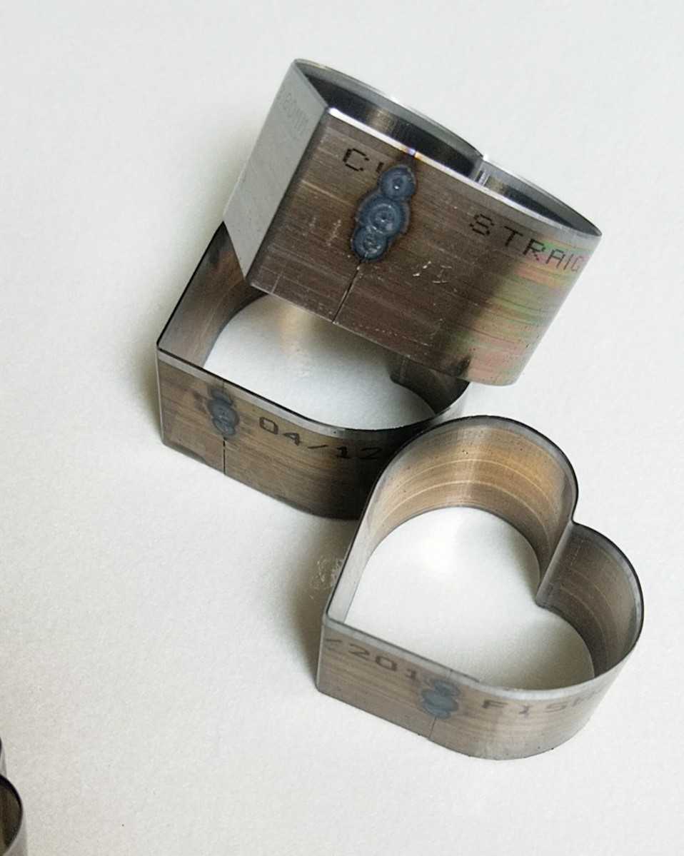 手工皮具刀模 皮革刀模激光刀模定做桃心爱心形挂件刀模a12