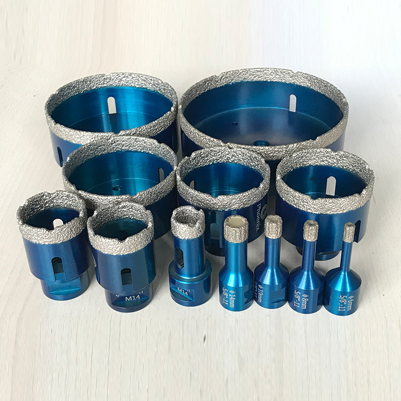 跨境电商工厂m14钎焊开孔器金刚石瓷砖开孔器干打钻头