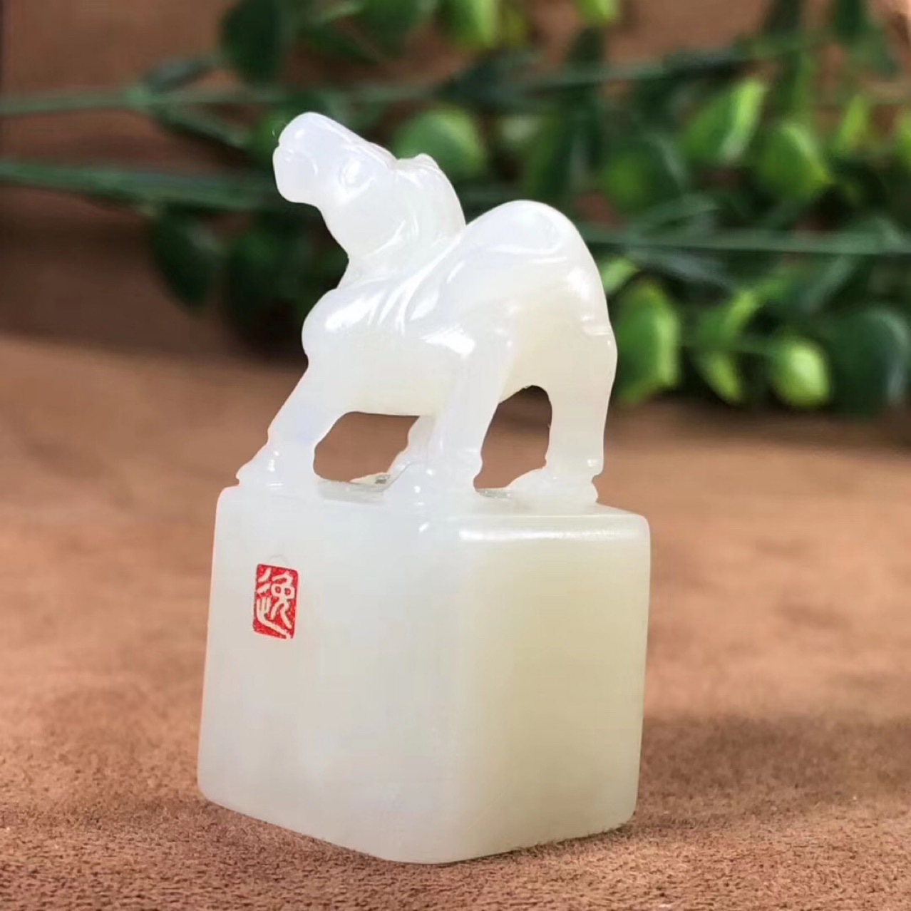 新疆和田玉羊脂玉印章工美大师工艺品和田玉玉器礼品章子厂家批发