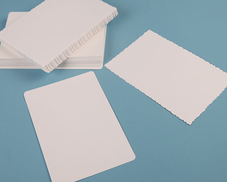 15*10cm荷兰白卡印片卡纸手绘 /圆角/彩色/花边纸袋装250g