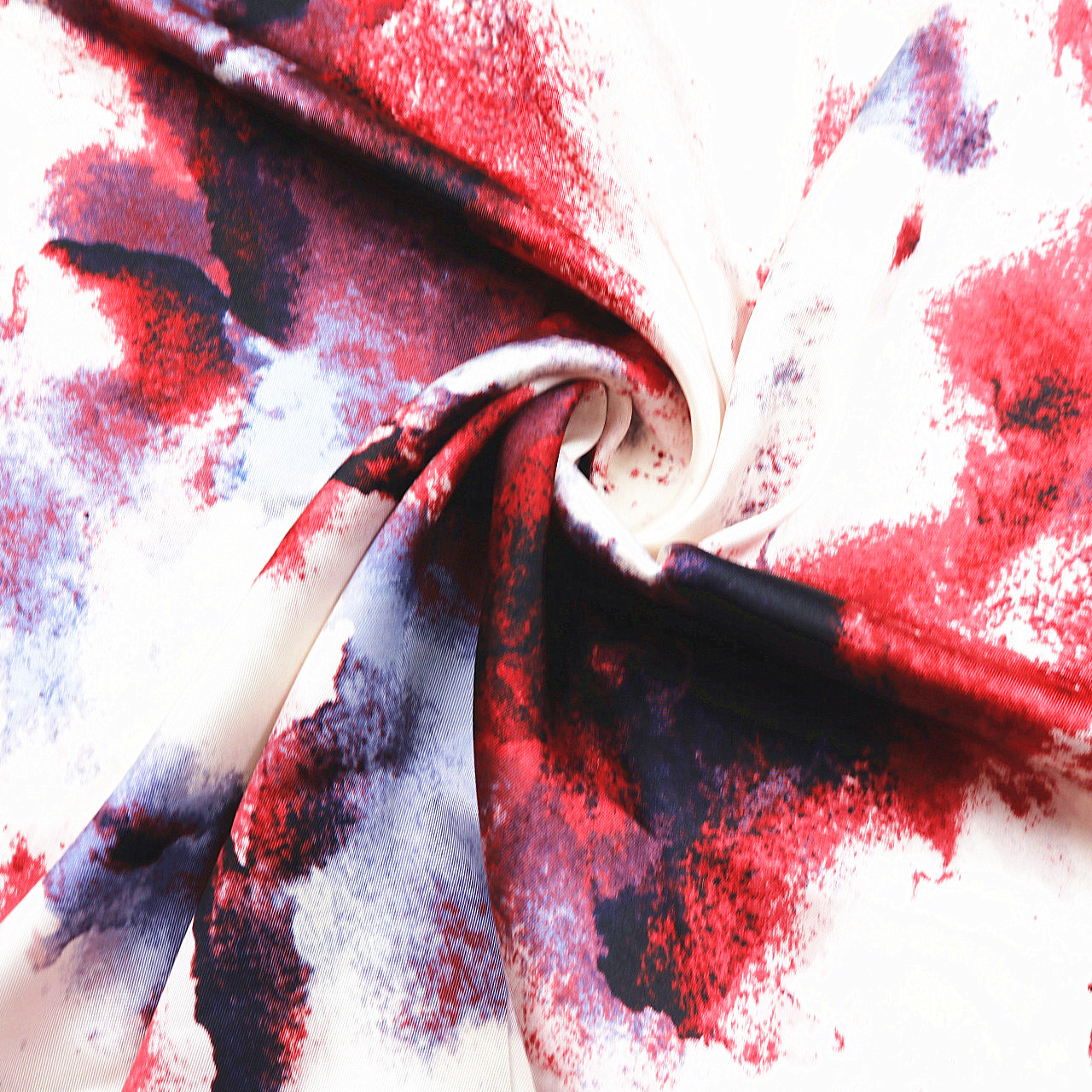 xr159-5908 厂家直销 梭织双面斜纹色丁晕染印花布 春秋女装面料