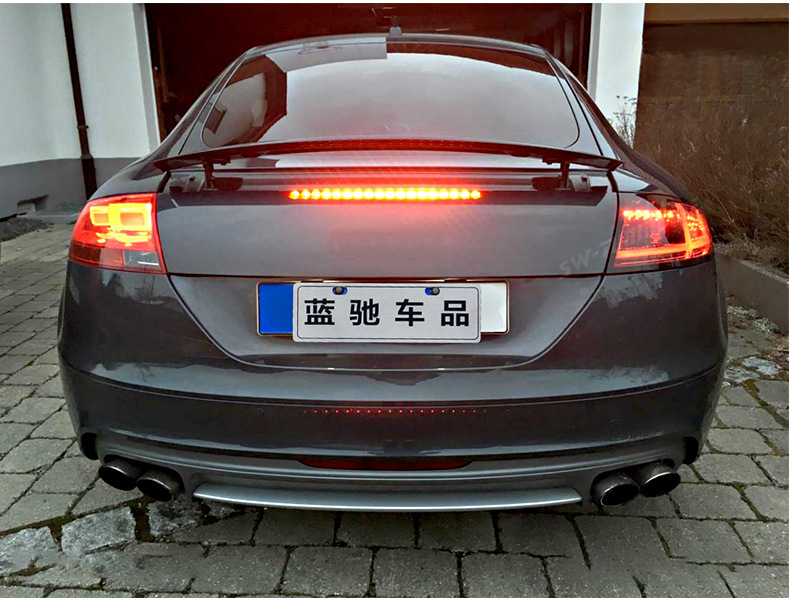 适用于奥迪tt尾灯总成06-13款改装led行车灯 熏黑款后尾灯 秀山-阿里