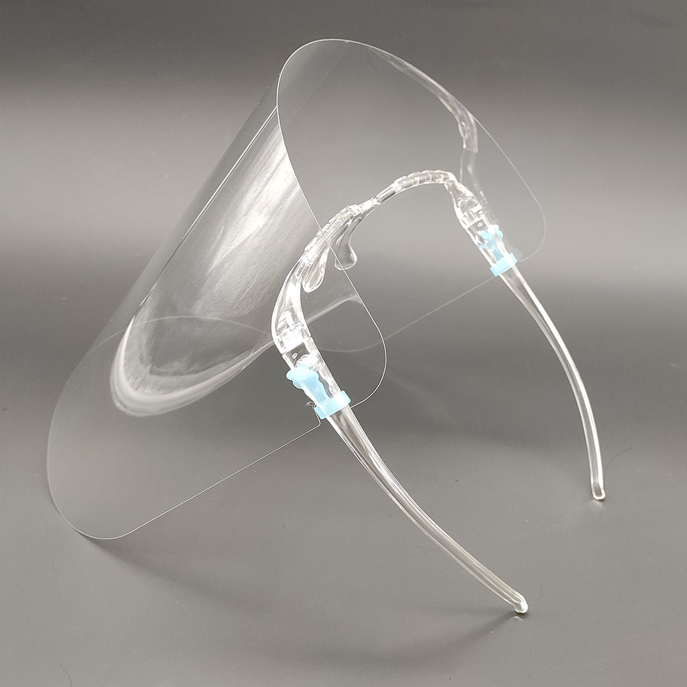 现货厂家直销透明双面防雾护目防飞沫隔离面罩防护面罩防飞溅