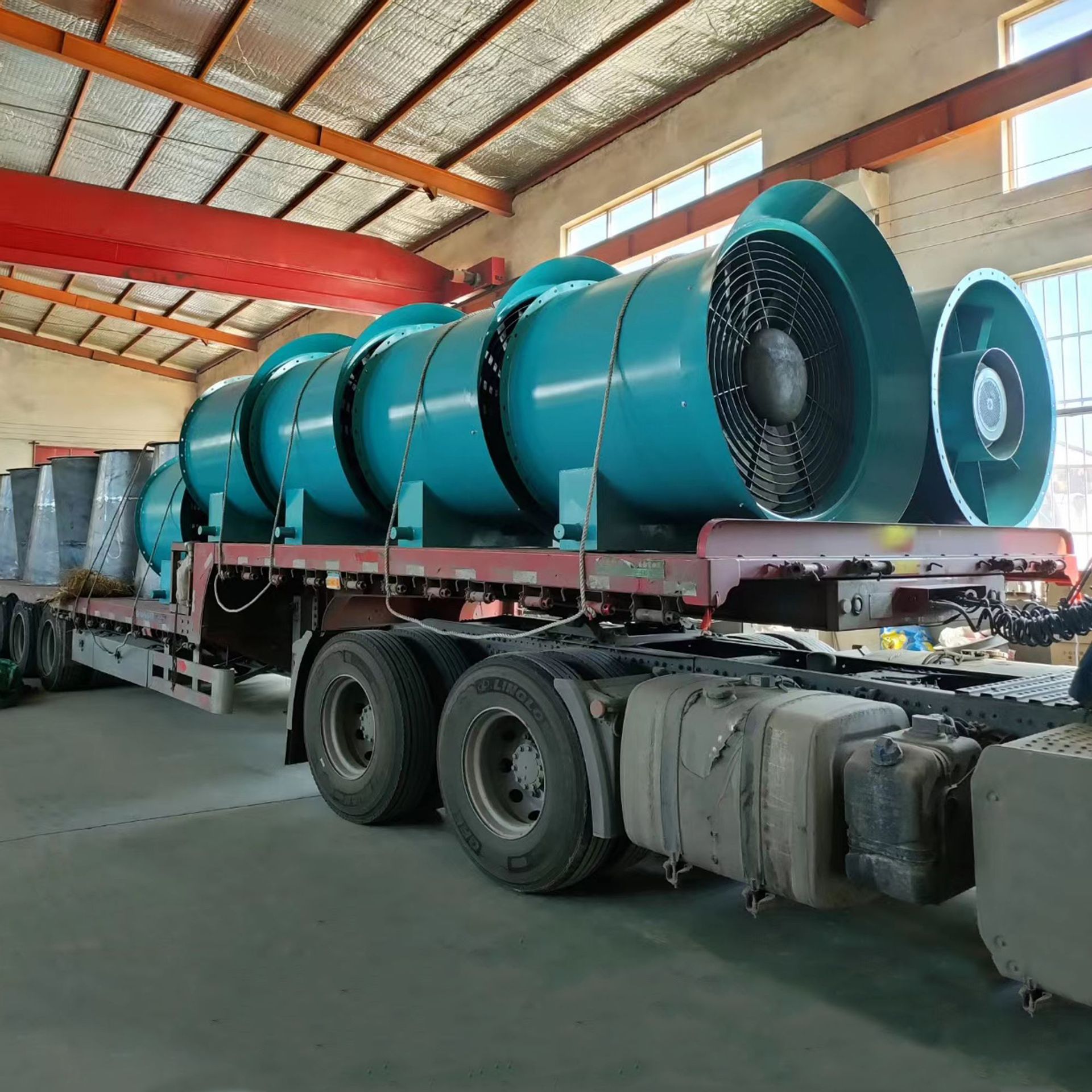 定制 远距离送风轴流风机配铝合金叶轮 管道式射流风机