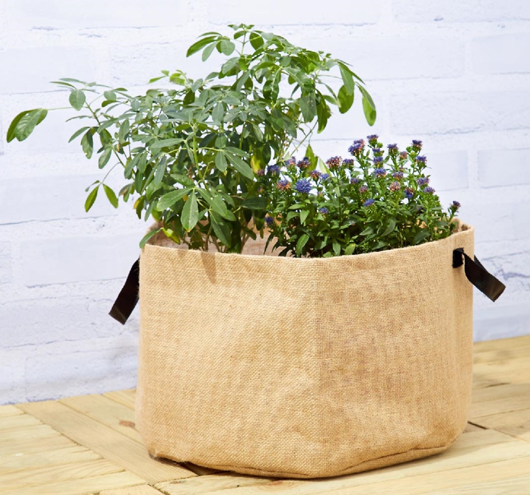 1-300加仑黄麻种植袋美植袋植物生长袋植树袋育苗花盆移植袋