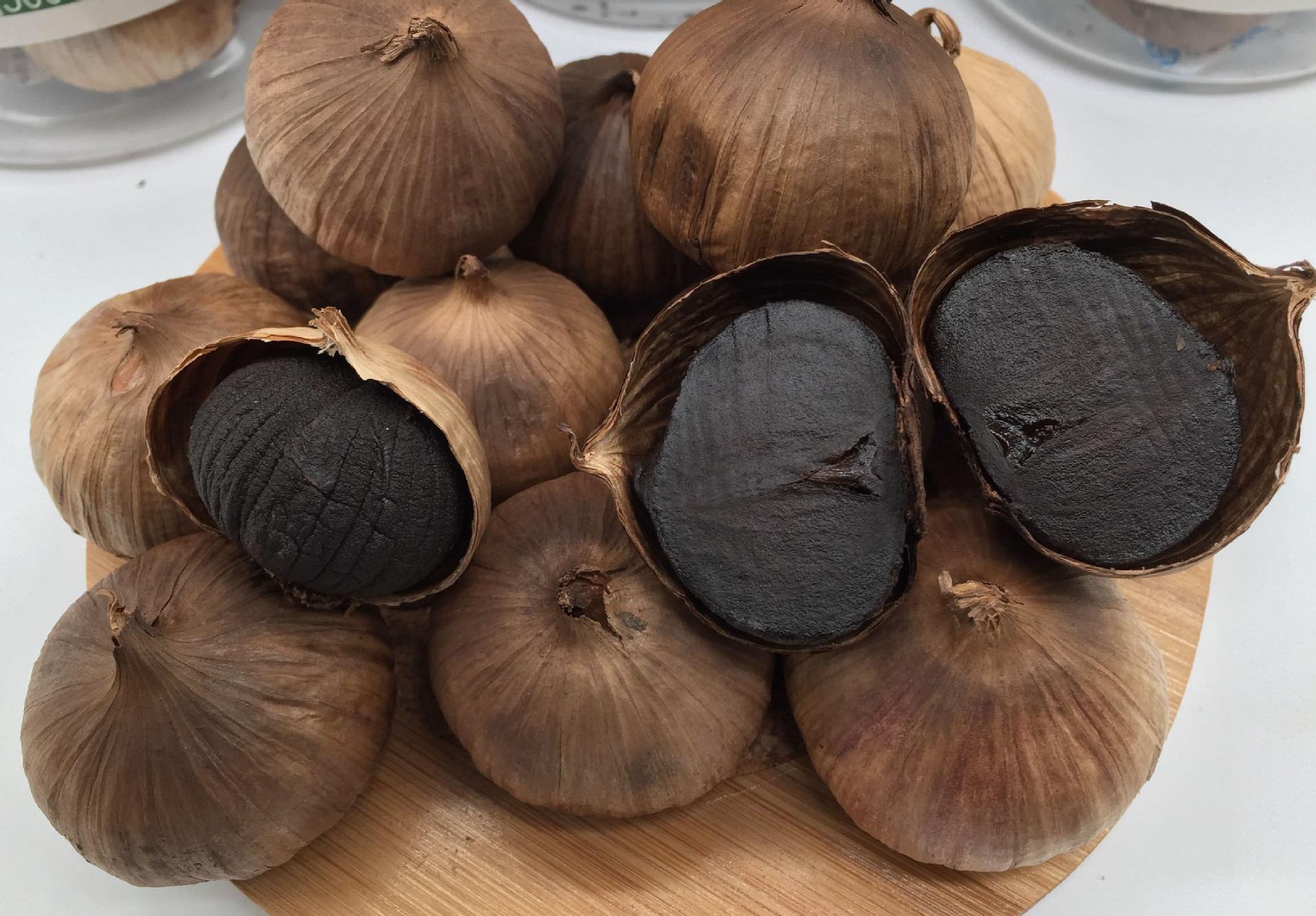 鲁良屯发酵黑蒜山东金乡特产黑蒜头独头黑蒜包邮250克