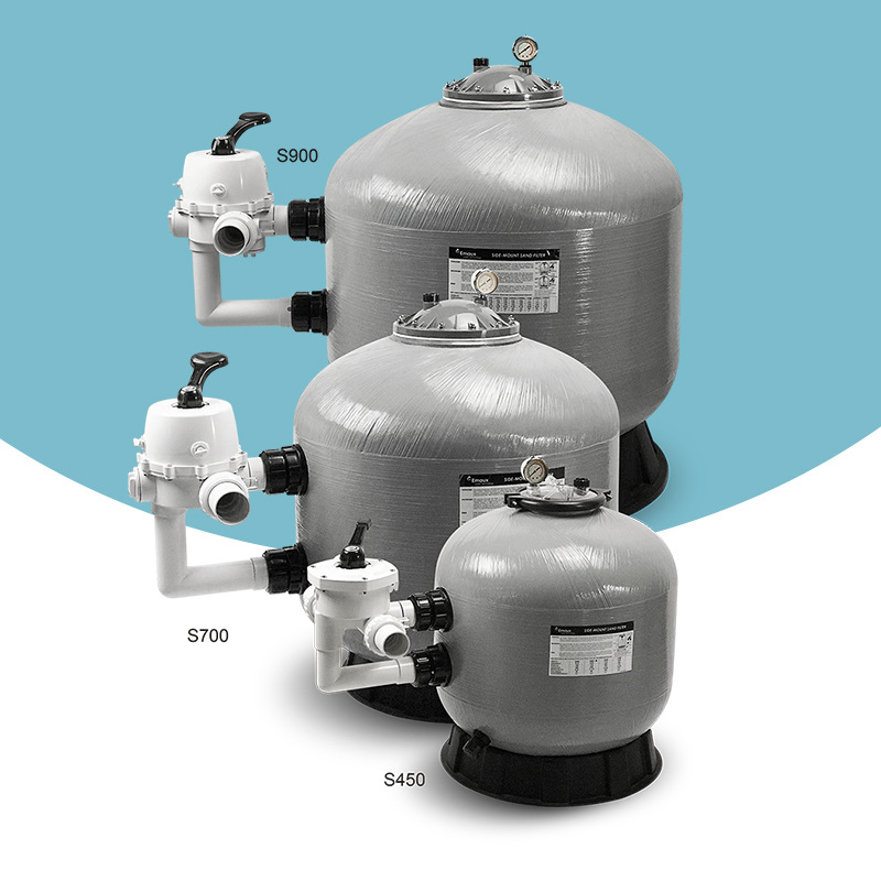 emaux过滤沙缸水处理设备s系列侧出砂缸意万仕小型砂缸过滤器