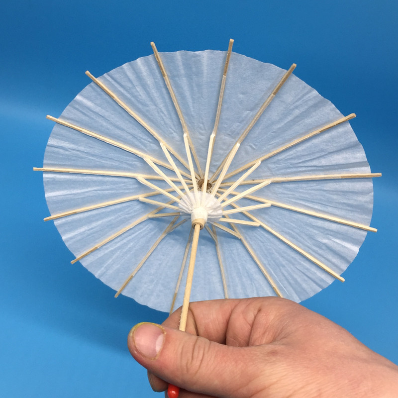 白色纸伞儿童diy手工材料空白油纸伞 绘画纸伞空白纸伞厂家直销