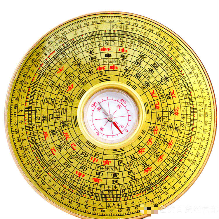 5成交1244个金属指南针东南西北 大号宗教八卦罗盘罗经仪指南针户外