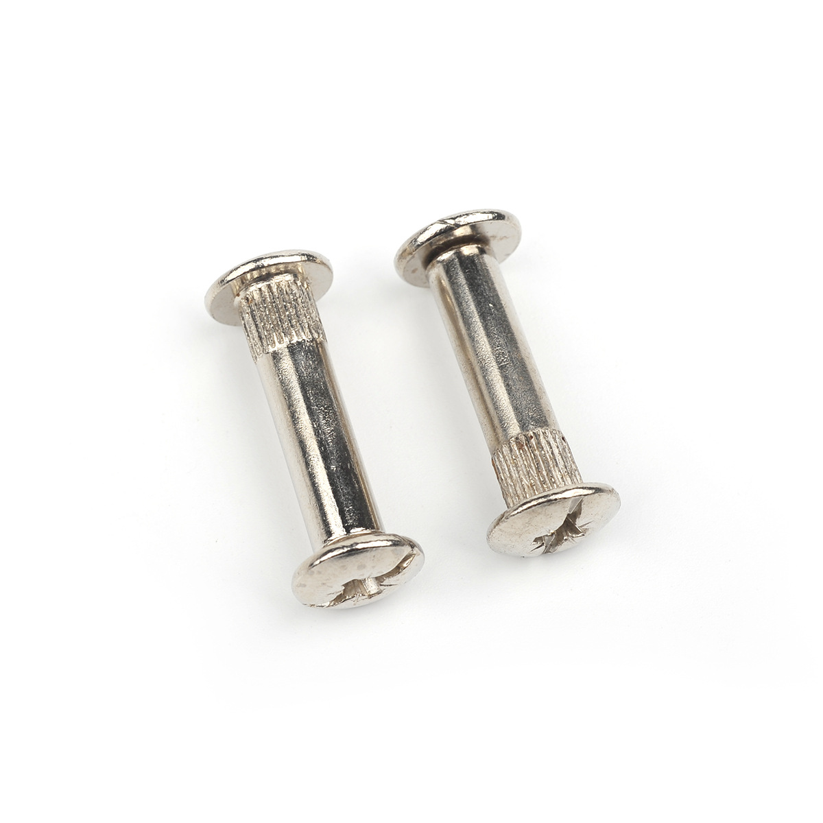 厂家自产自销铁质镀镍对扣螺丝 子母螺栓 家具用螺丝螺母子母螺丝